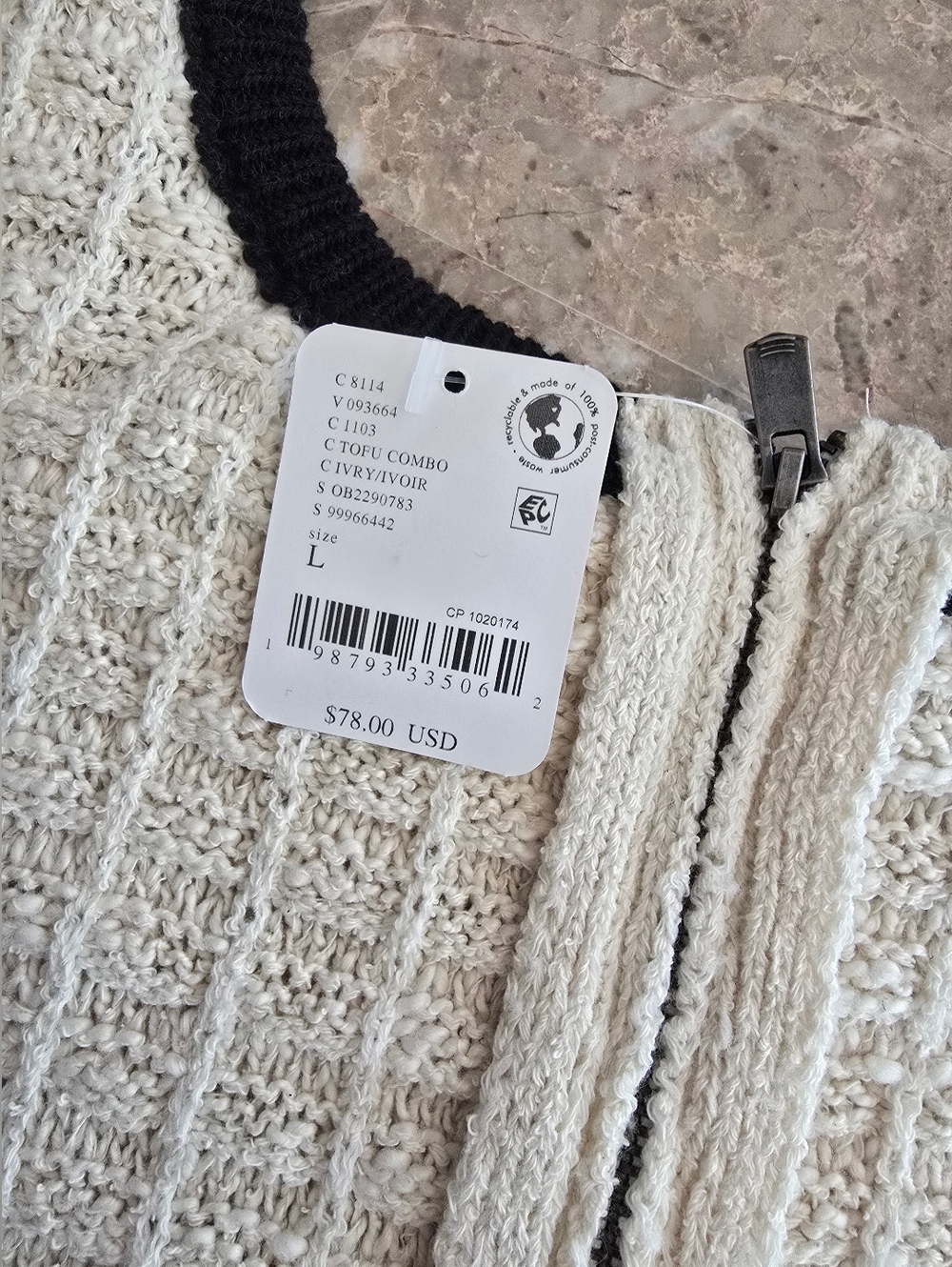 Free People Outback Sweater Vest Size L - Picture 3 of 5